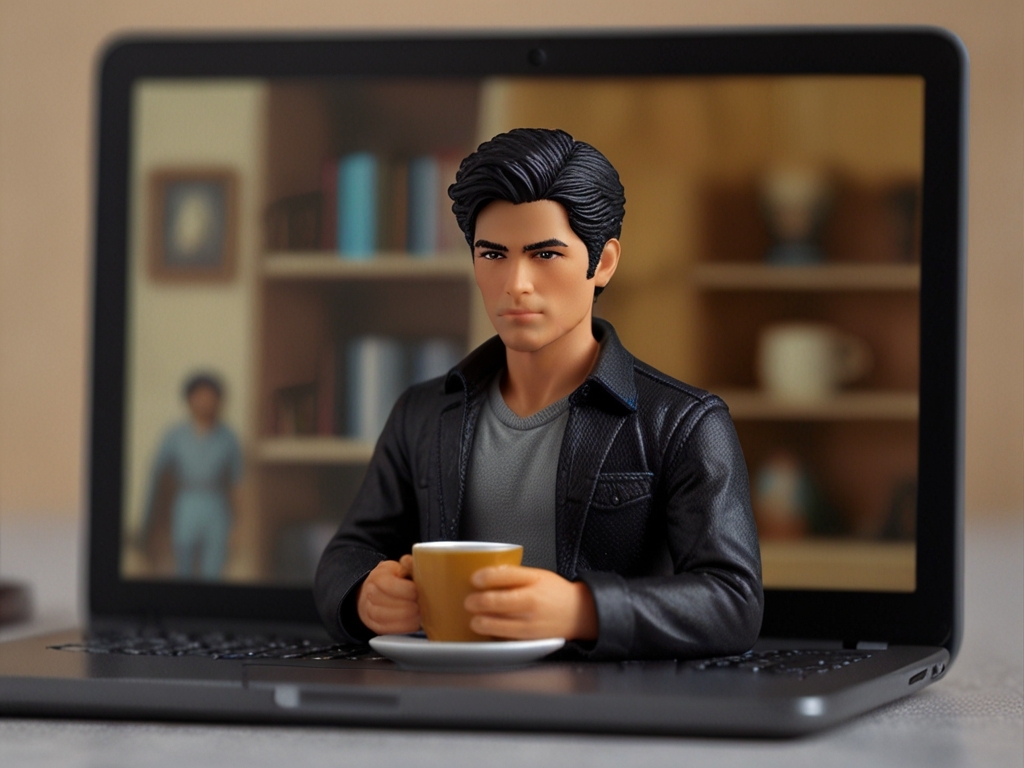 Leonardo_Lightning_XL_Boxed_Action_figure_laptop_camera_coffee_1